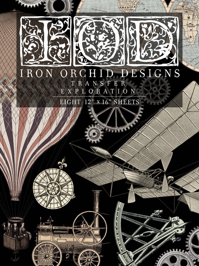 Guía de uso de los transfers de Iron Orchid Designs