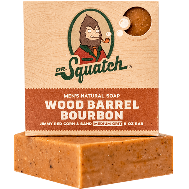 Dr. Squatch Deodorant Wood Barrel Bourbon 3pk Mens Natural 2.65oz No  Aluminum